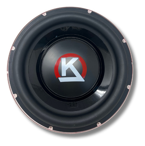 Bocina Tipo Subwoofer Krack Audio Kws-12800(2) Para Carro/camioneta Color Rojo 12 X 12 X 12 X 2 Unidades