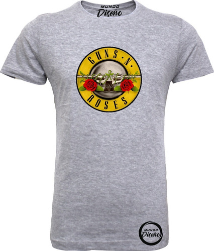 Polera De Hombre Manga Corta Guns N Roses Clasico