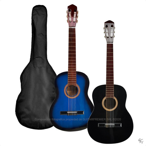 Guitarra Electrocriolla Funda Pua Colores Combo Completo