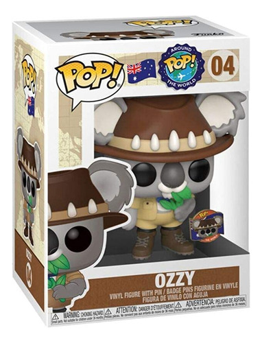 Funko Pop Ozzy #04 With Pin Pop Arround The World