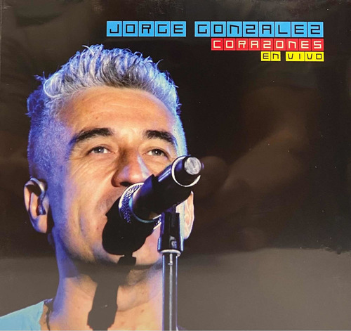 Cd Jorge Gonzalez, Corazones En Vivo. Nuevo Y Sellado