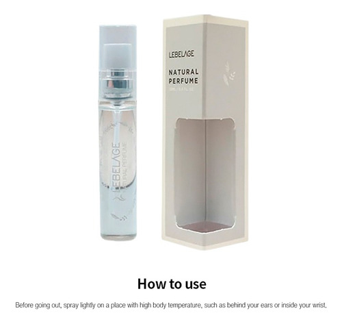 Perfume Coreano No.6 Fragancia Natural A Talco De Bebé (3pz)