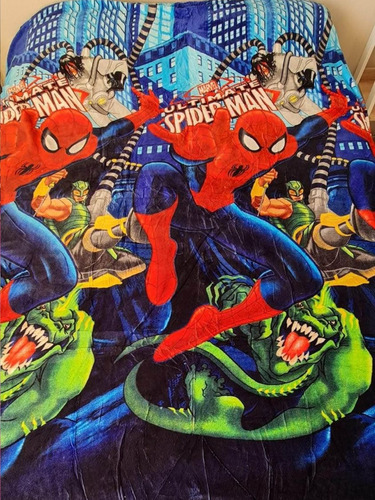 Manta Frazada Polar Disney Spiderman Calientita 