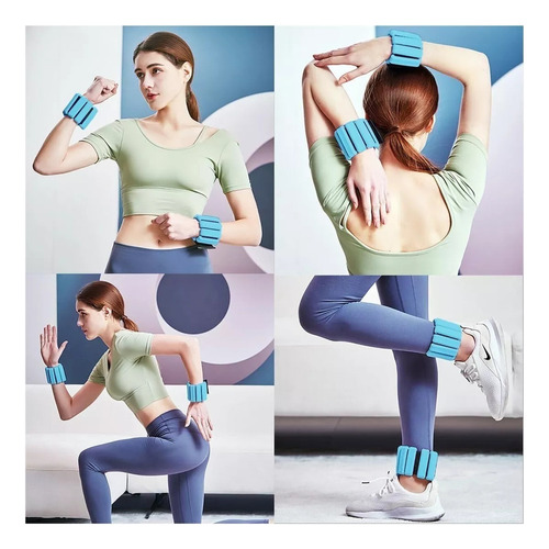 Par De Tobilleras Con Peso, Pulsera, Leggings De Silicona