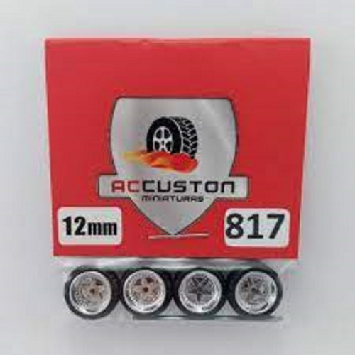 Rodas P/ Customização Ac Custon 817 - 12mm - Escala 1/64