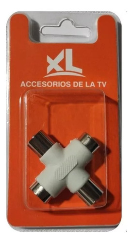 Conector Coaxial Accesorio Tv Antena 3 Vías