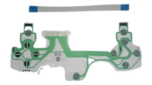 Combo De Membrana De Playstation 4 + Flex De 12/14 Pines