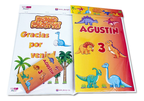 15 Libritos Souvenir Dinosaurio Personalizado + Lapices X 6u