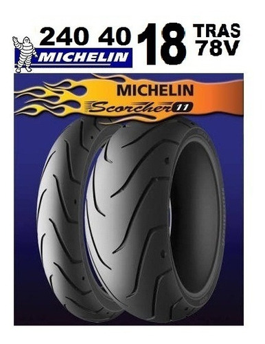 Michelin Scorcher 11 Harleydavidson 240 40 18 79v Rear Atrás