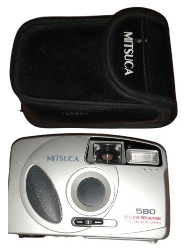 Máquina De Fotos Analógica Mitsuca Con Flash, 35mm, Sin Uso 