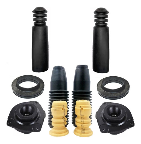 Kit Coxim Rolamento Amortecedor Dianteiro + Traseiro Sentra