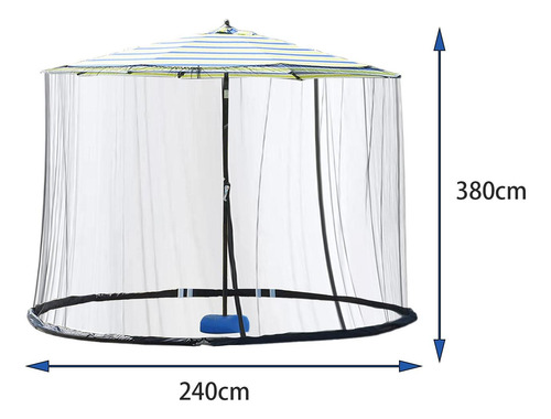 Rede De Malha De Proteção Solar Para 380x240cm