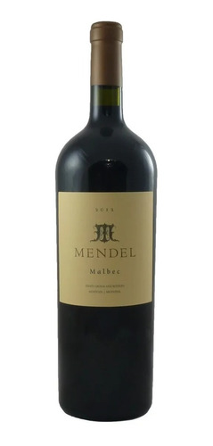 Imagen 2 de 5 de Vino Mendel Malbec 750ml X6