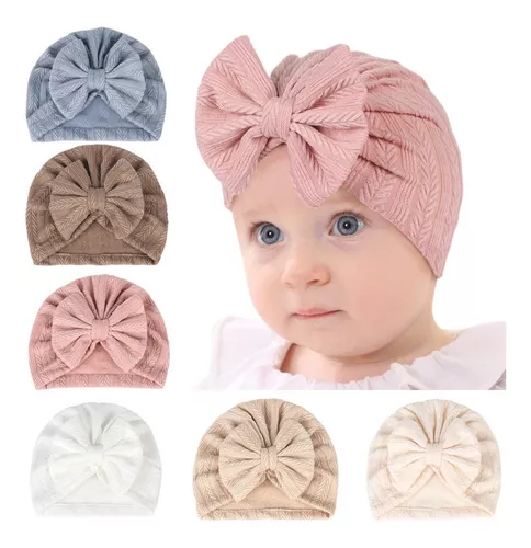 9 diademas de turbante para bebé y niña, de nailon suave, estampado floral,  con estampado floral, para recién nacidos, turbante para bebés, turbantes