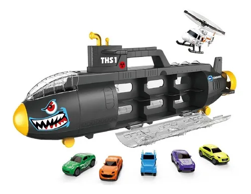 Submarino Tiburon Transportador De Autos Coleccion Nuevo