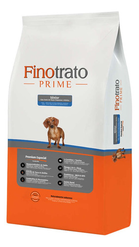 Ração Para Cães Finotrato Prime Sênior Ad Raças Peq/med 10kg