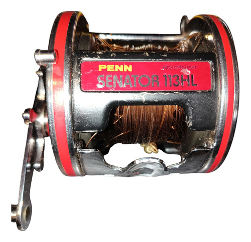Reel Penn Special Senator 113h2 Rojo/negro Der. Rojo/ Negro Derecho/izquierdo (Usado)