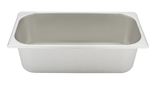 Inserto Acero Inoxidable 1/3 Con Tapa 10 Cm Shorbull