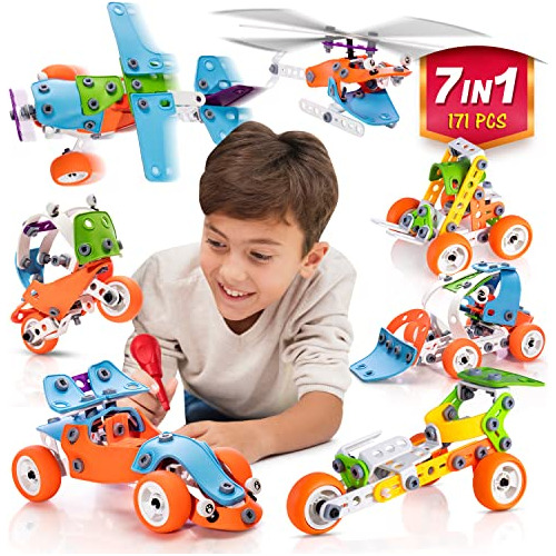 Stem Building Toys For 7-12 Years Old Boys Girls 7-in-1 Mode