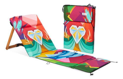 Imagen 3 de 10 de Reposera Plegable Chilly Diseño Open Hearts