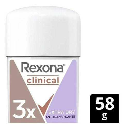 Antitranspirante Rexona Clinical Extra Dry En Crema Para Muj