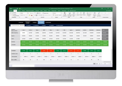 Plantilla Para Inventarios Y Ventas Con Graficos Automatica