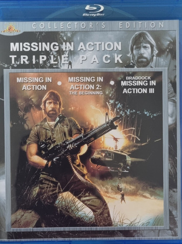 Missing In Action Trilogia 1984 Blu Ray Latino