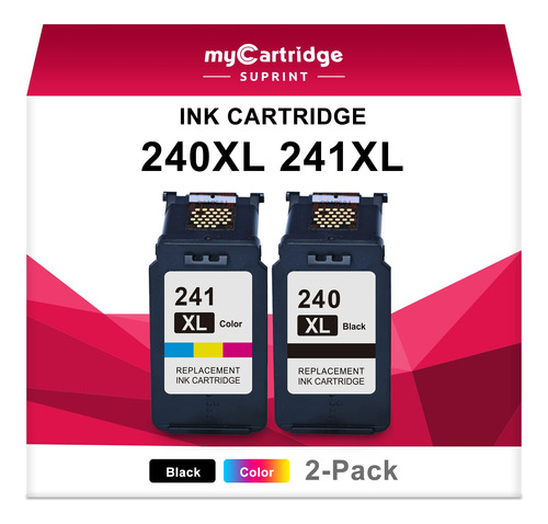 Tinta Remanufacturada Para Canon 240xl 241xl Paquete Combi