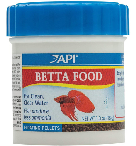 (3 Pack) Api Betta Fish Food - 1oz Each