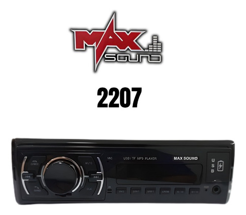 Reproductor De 1 Din Maxsound 2007-2008