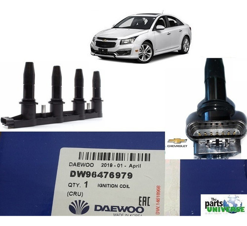 Bobina Original Daewoo Para Chevrolet Cruze 10-16 