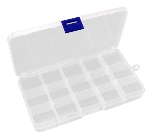 2 Cajas Organizadoras Plastico 15 Compartimientos Adaptable