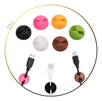 Comprar Set X3 Organizador De Cables Clips Adhesivos Separadores