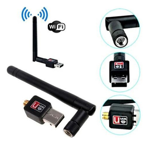 Adaptador Usb Wifi 1200 Mbps Para Pc Portátil - Escritorio