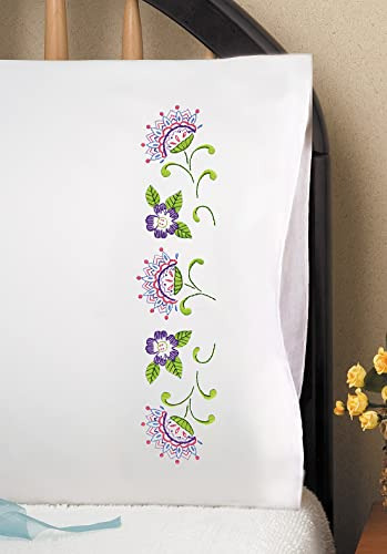 Cojín Design Works Crafts Con Estampado Jacobino Para Bordar