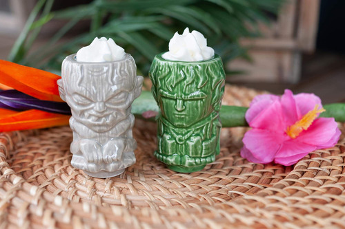 Mini Muglets Frodo Y Gollum Geeki Tikis 2 Oz Cerámica