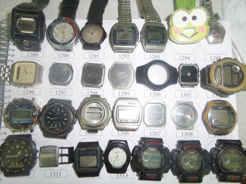 Lote 5 Sucatas Casio E Outros- Máquina Do Tempo