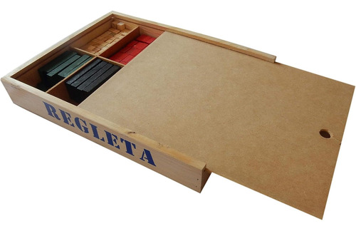 3 Regletas Matemática Lisas Madera Cuisenaire 291 Pzs