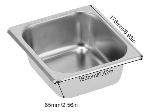 Tf Cuenco De Acero Inoxidable Para Comida, Lavabo Para