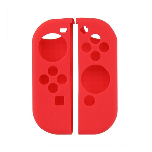 Funda Protector Silicona Joy Con Nintendo Switch Rojo