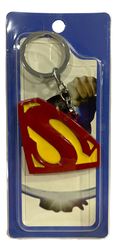 Llavero Colgante Metálico Superman Dc Comics Souvenir Ideal