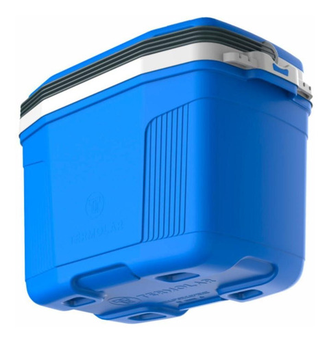 Imagem 4 de 5 de Caixa Térmica Suv 20 Litros Cooler Termolar Azul E Cinza