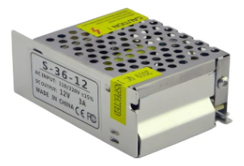 Fuente Poder 3 Amperes Para Tira De Led Med.8x5.5cm
