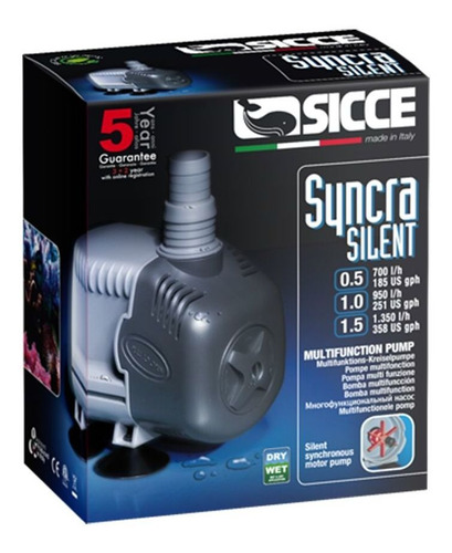 Sicce Syncra Silent 1.0 - Bomba De Agua Sumergible Italiana