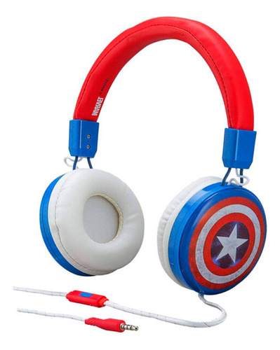 Auricular Vincha Niño Marvel Avengers Capitán América       