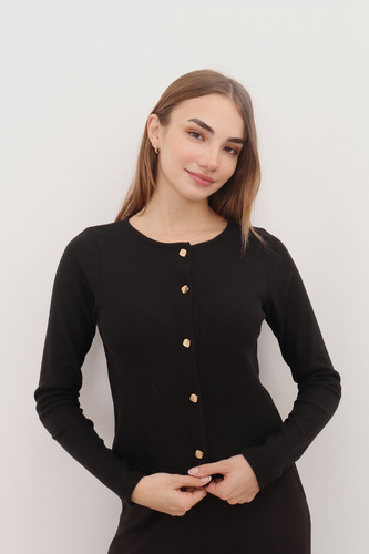 Saco Con Botones Dorados Valentin