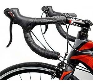 2 Cintas Cnc Corcho Para Manubrio Bicicleta(negro Carbono)