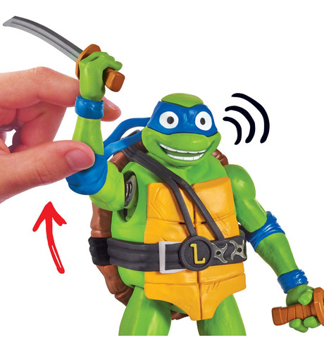 Figura De Acción Tortugas Ninja Leonardo Playmates