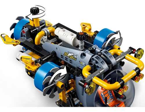 Lego Technic 42201 Submarino De Aguas Profundas
