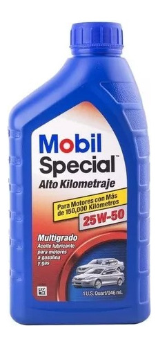 Aceite Para Carros Mineral 25w-50 Mobil